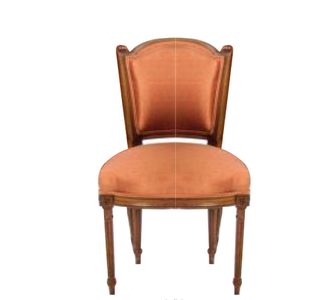 L/H Louis XVI style walnut chair