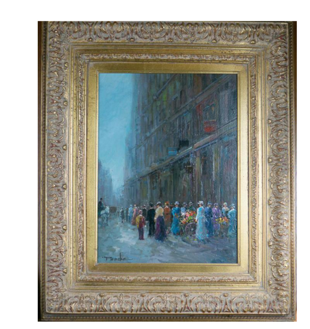 French Impressionist Pencke Oil Painting